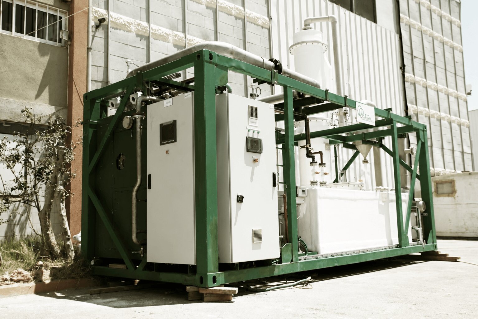 Waste gas treatment system